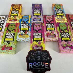 PACKMAN 2G SAUCE CARTS - LIVE RESIN + LIQUID DIAMONDS INFUSED 2G DISPOSABLE