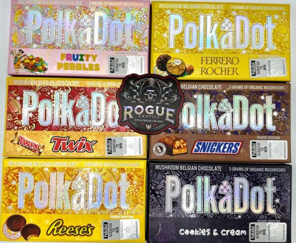 POLKA DOT SHROOM BARS